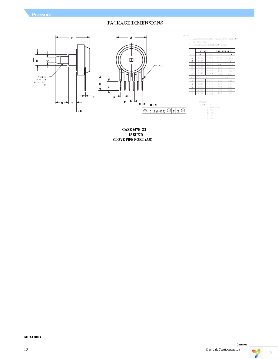 MPX4100AP Page 10