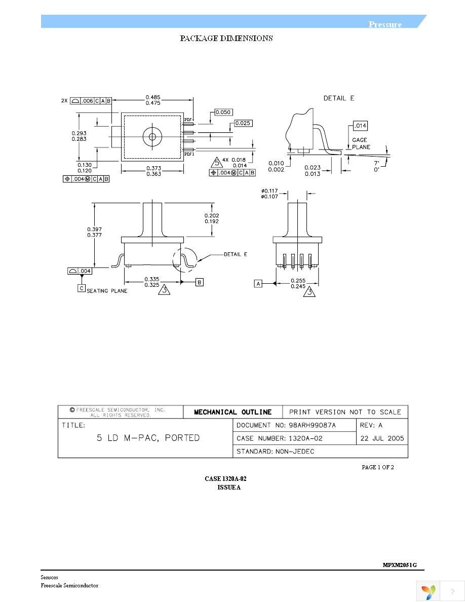 MPXM2051GST1 Page 5