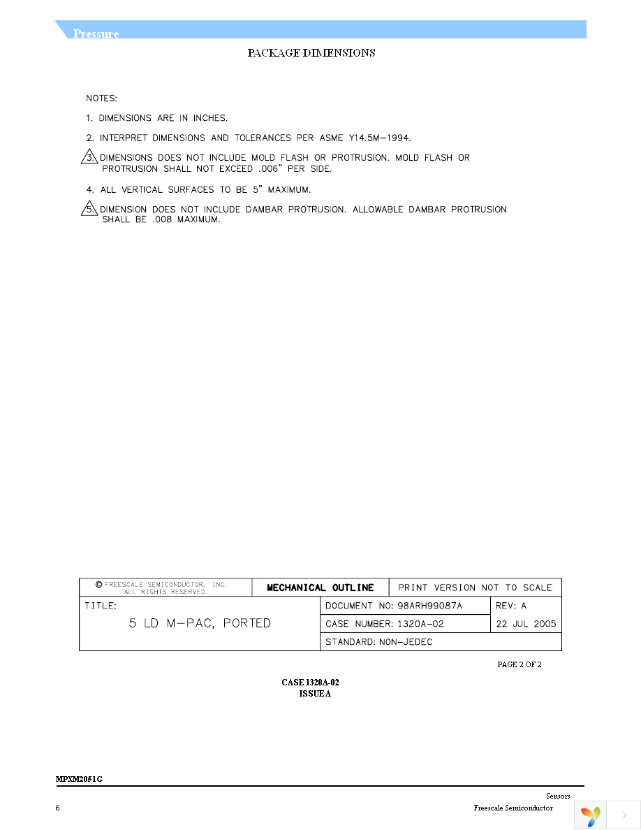 MPXM2051GST1 Page 6