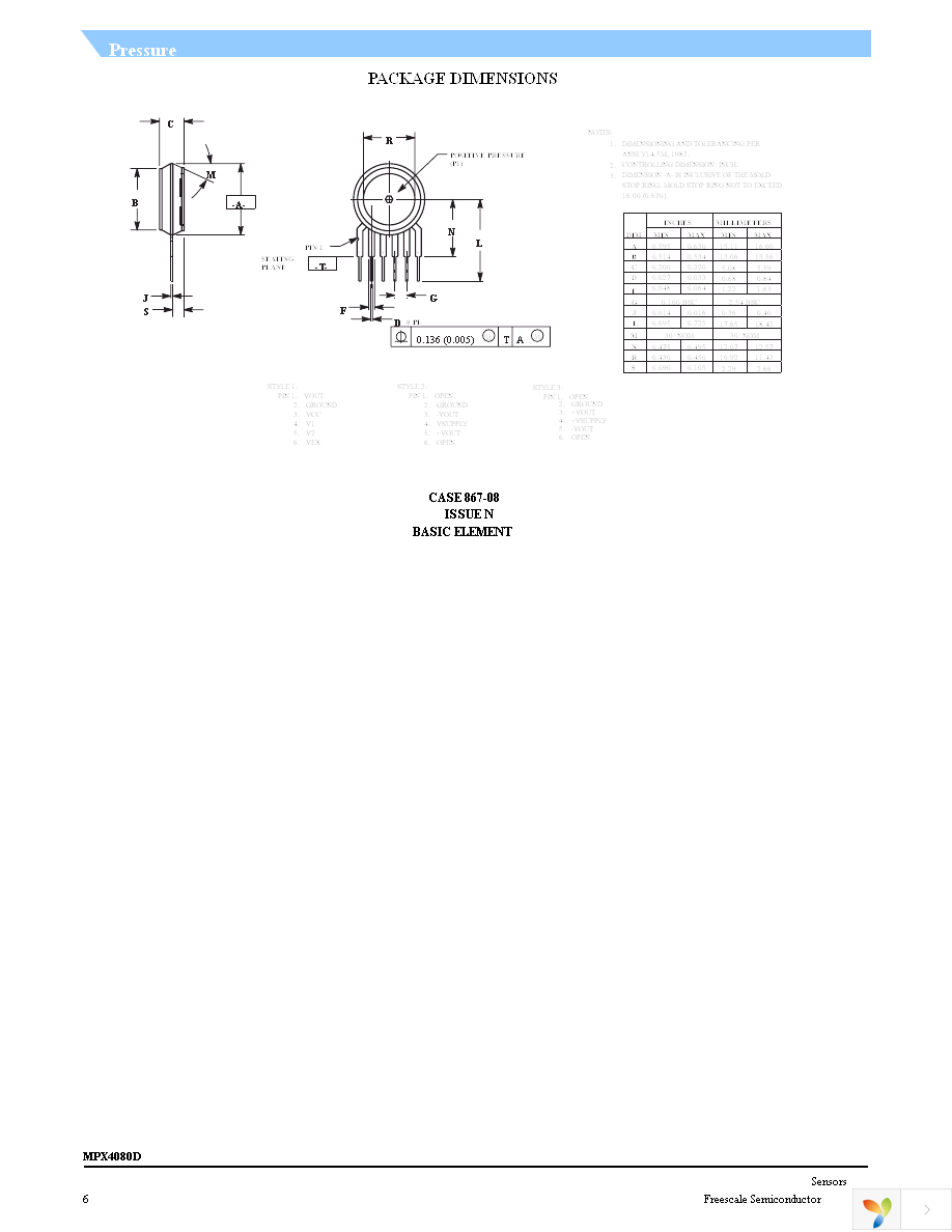 MPX4080D Page 6