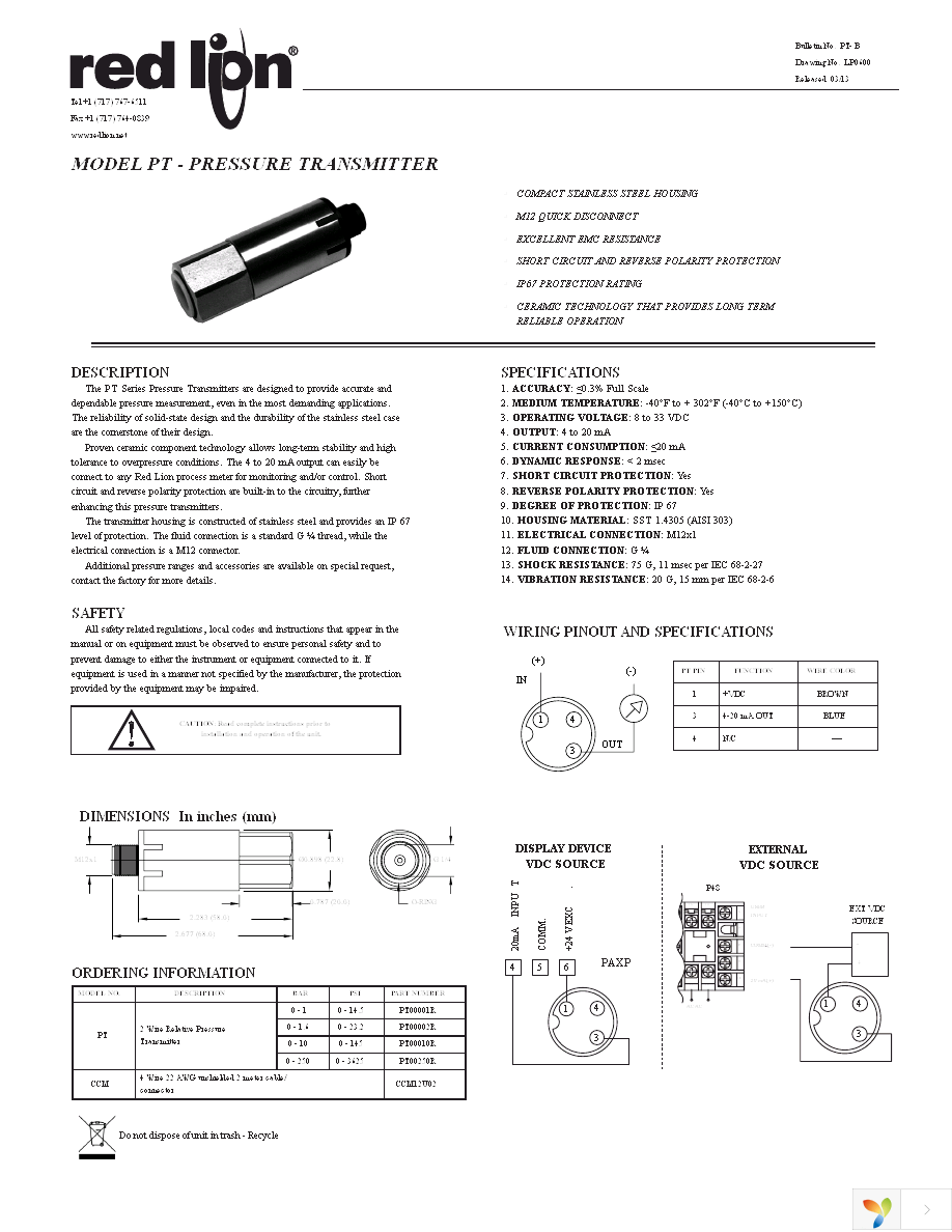 PT00001R Page 1