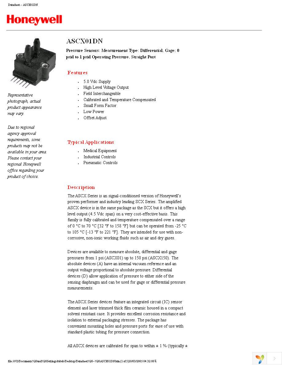 ASCX01DN Page 1