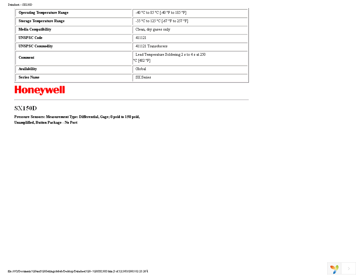 SX150D Page 3