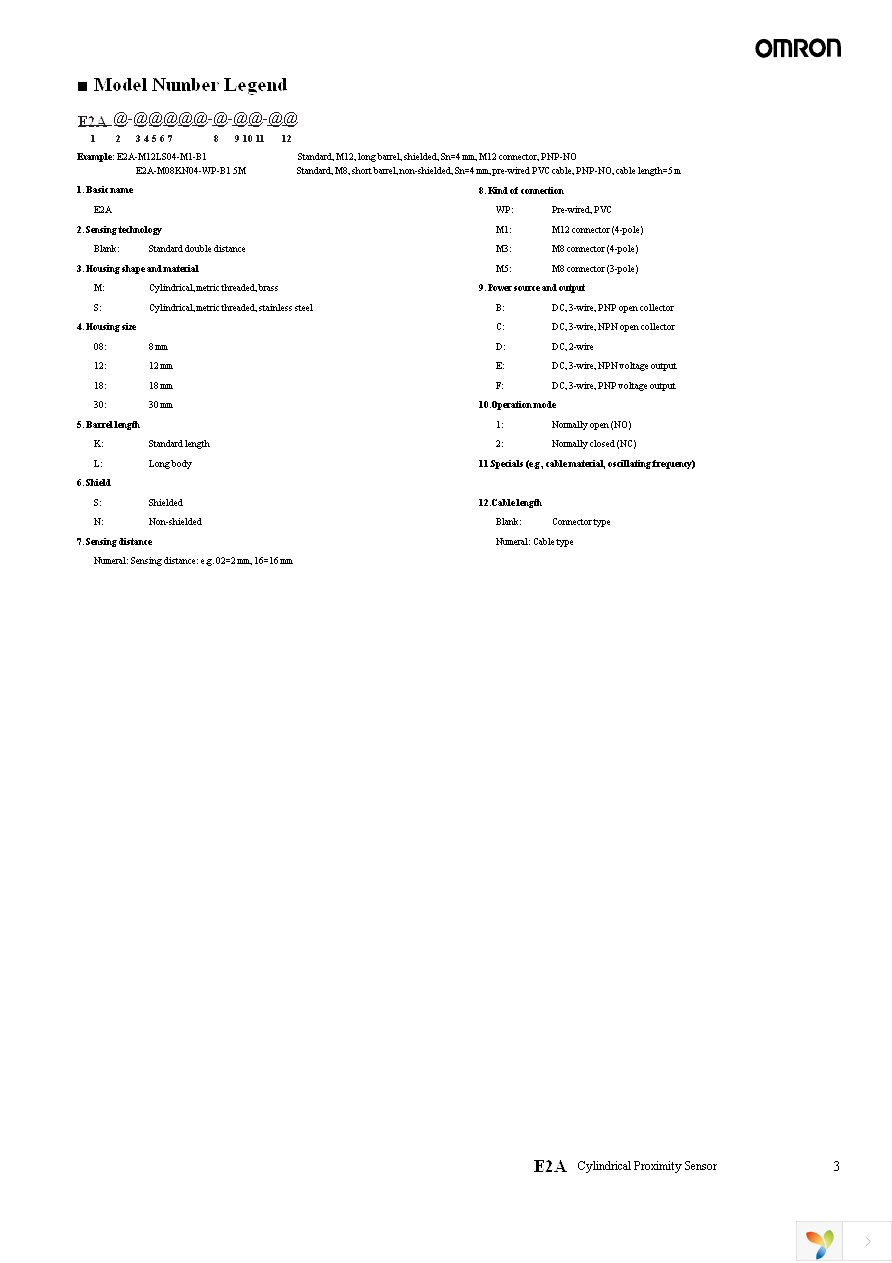 E2A-M12LS04-M1-C1 Page 3