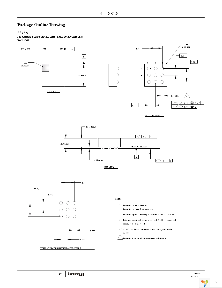 ISL58328CIZ-T7 Page 14