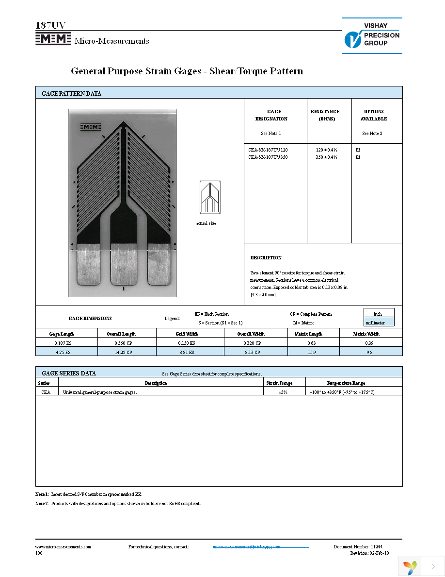 CEA-06-187UV-350 Page 1