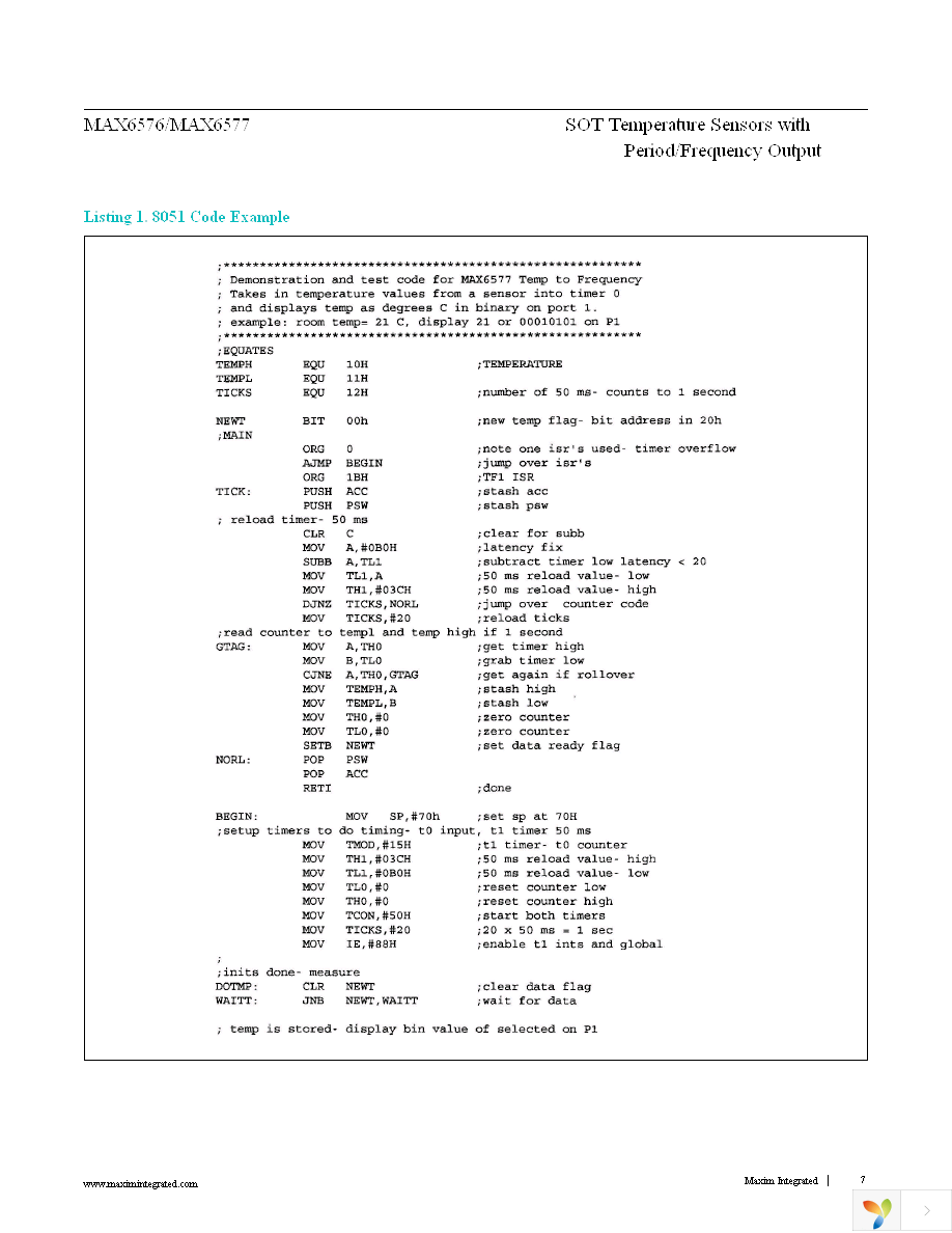 MAX6576ZUT+T Page 7