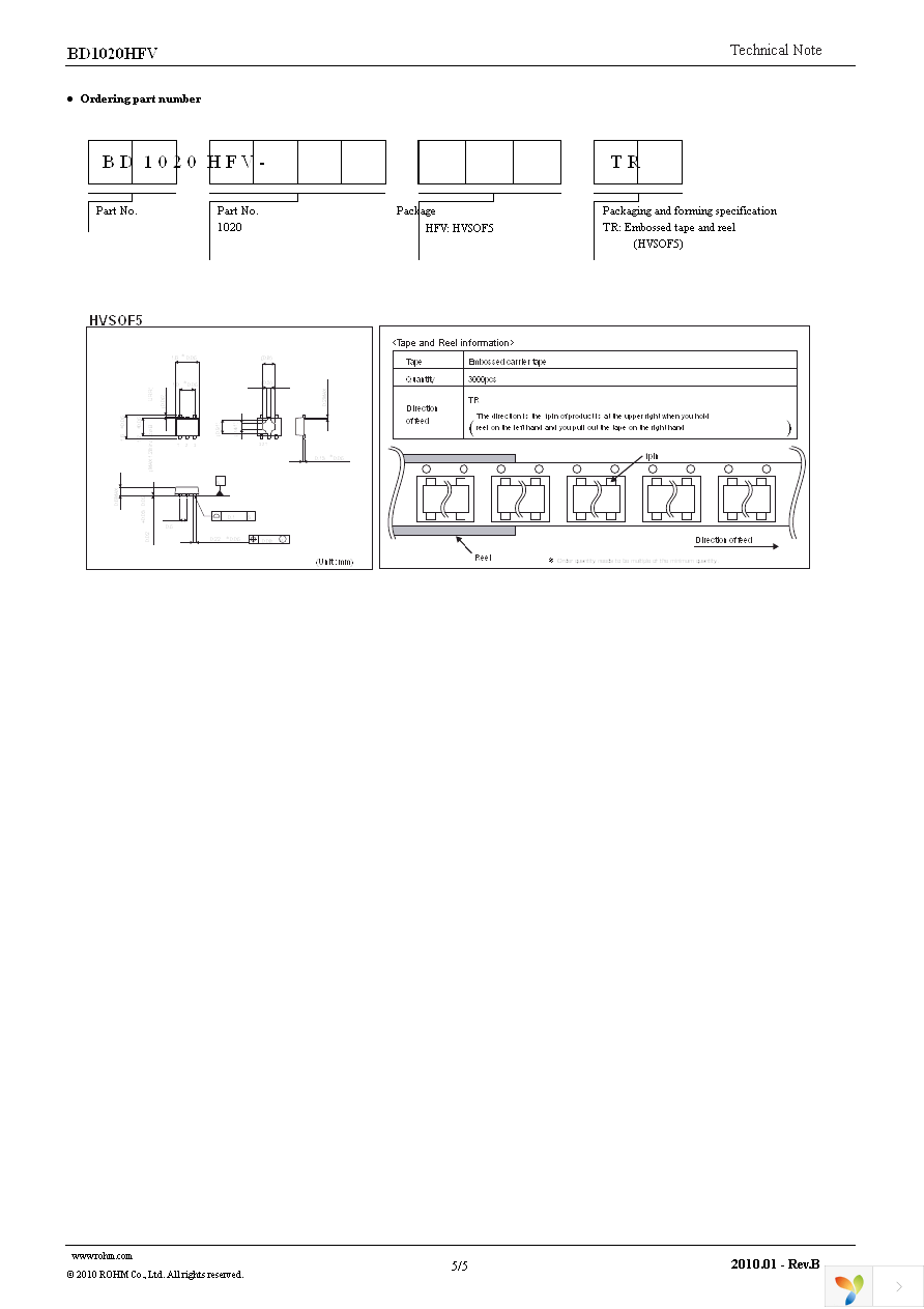 BD1020HFV-TR Page 5