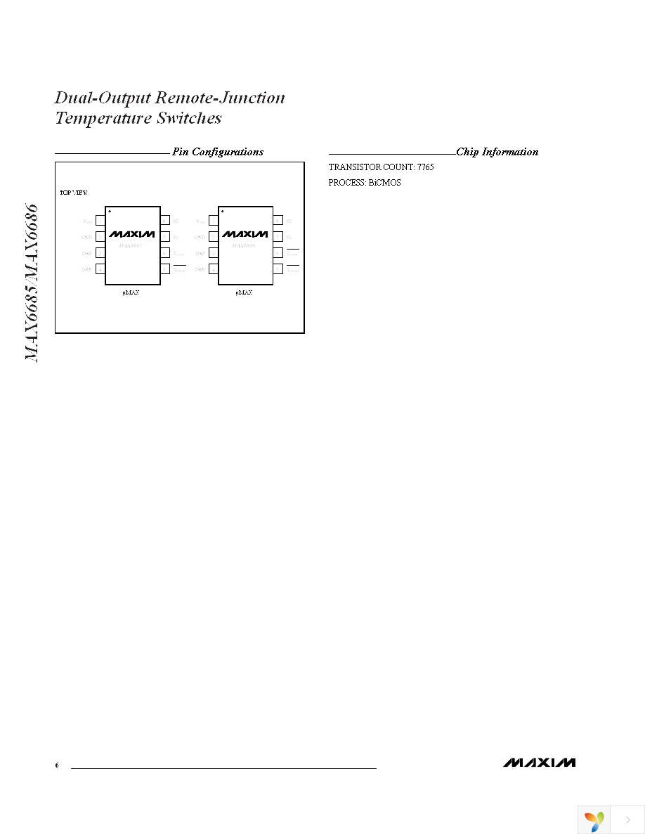 MAX6686AU75H+ Page 6