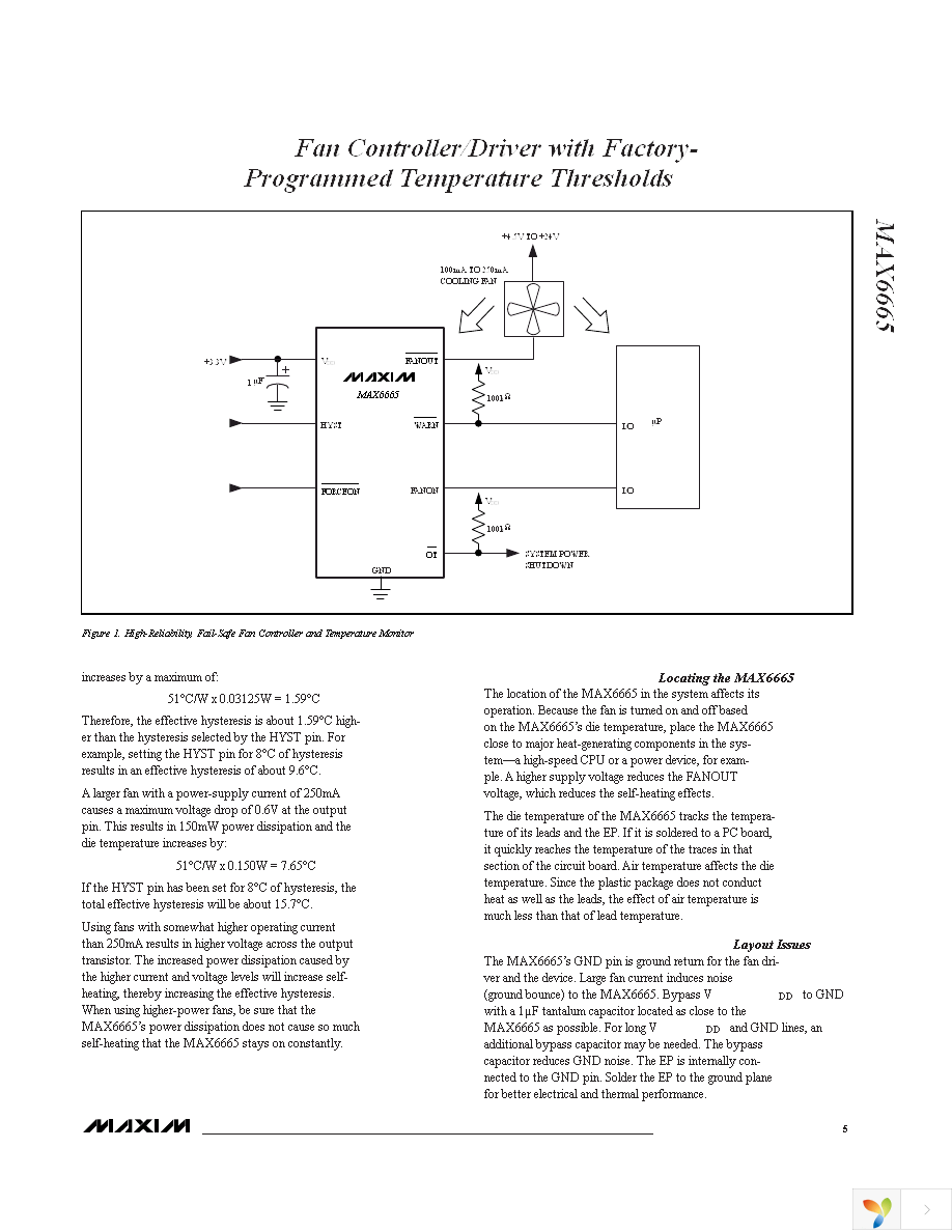 MAX6665ASA45+T Page 5