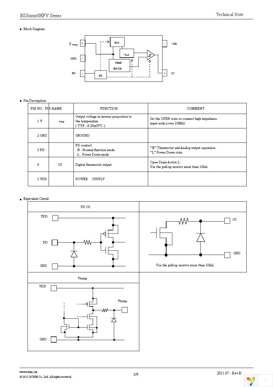 BDJ0901HFV-TR Page 3