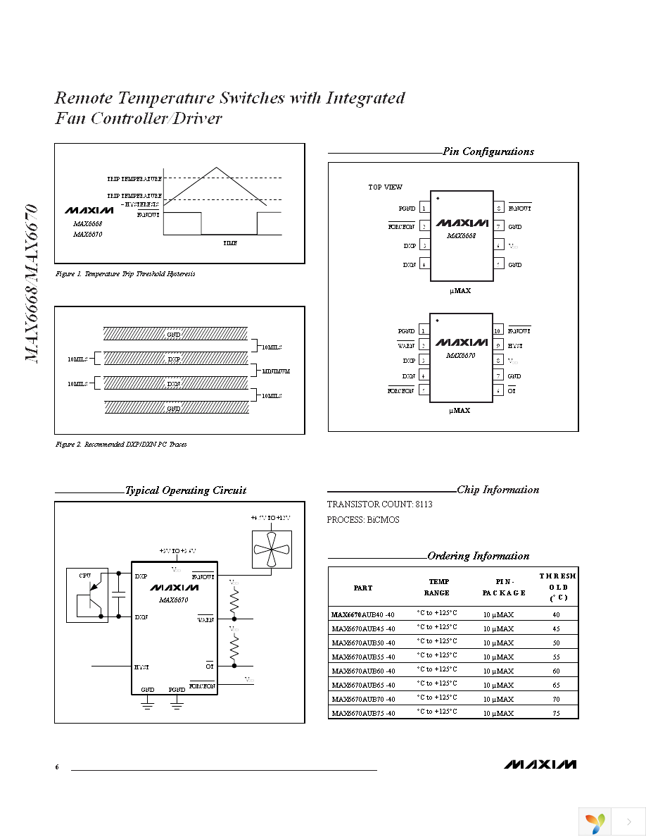 MAX6670AUB55+ Page 6