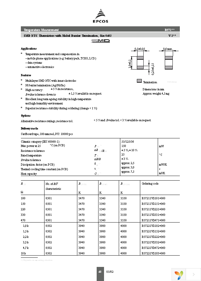 B57231V2153J60 Page 1