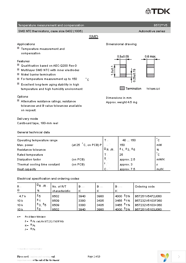 B57251V5103J60 Page 2