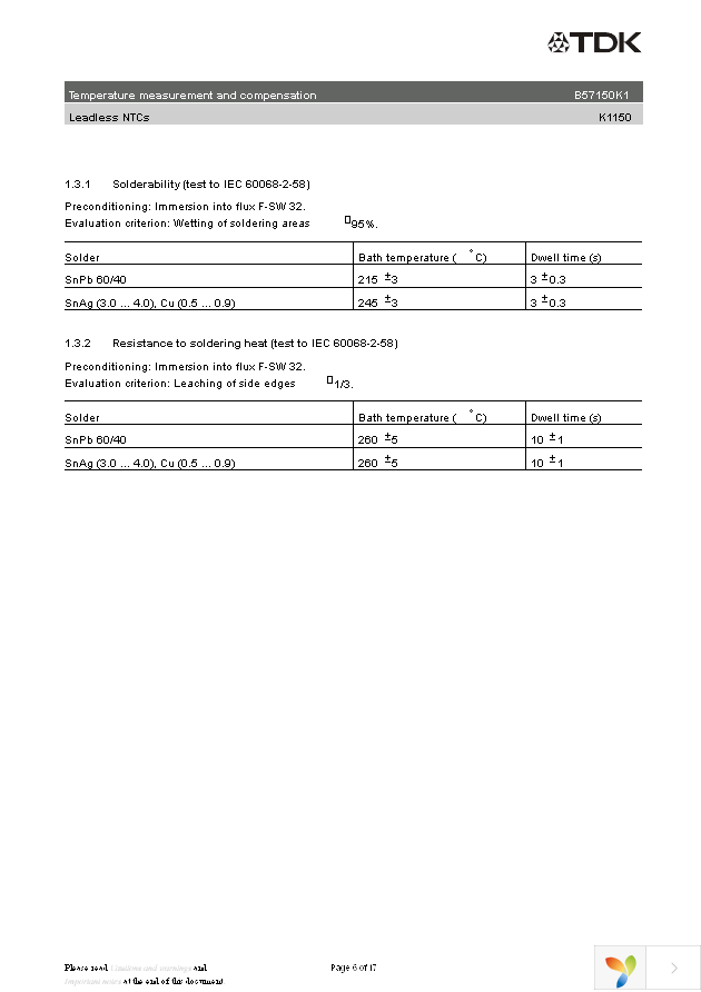 B57150K1242J Page 6