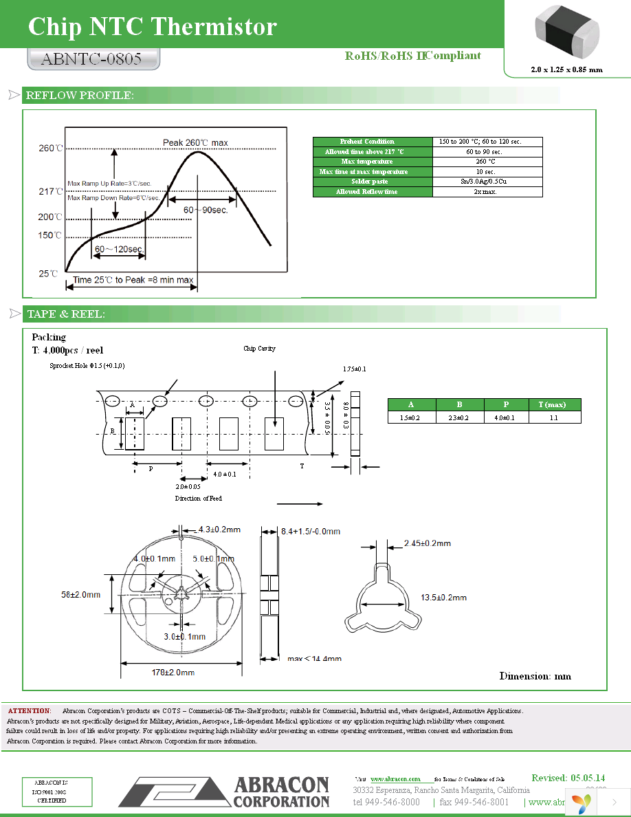 ABNTC-0805-332J-3950F-T Page 3