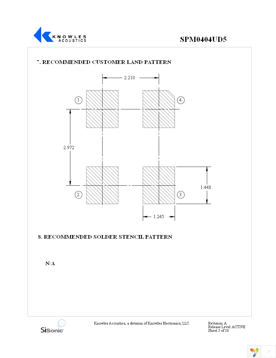 SPM0404UD5 Page 5