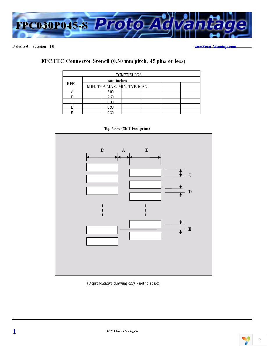 FPC030P045-S Page 1