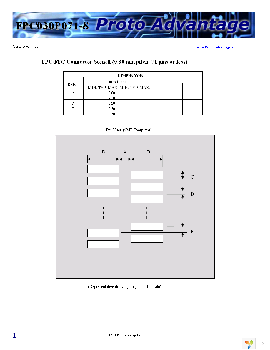 FPC030P071-S Page 1