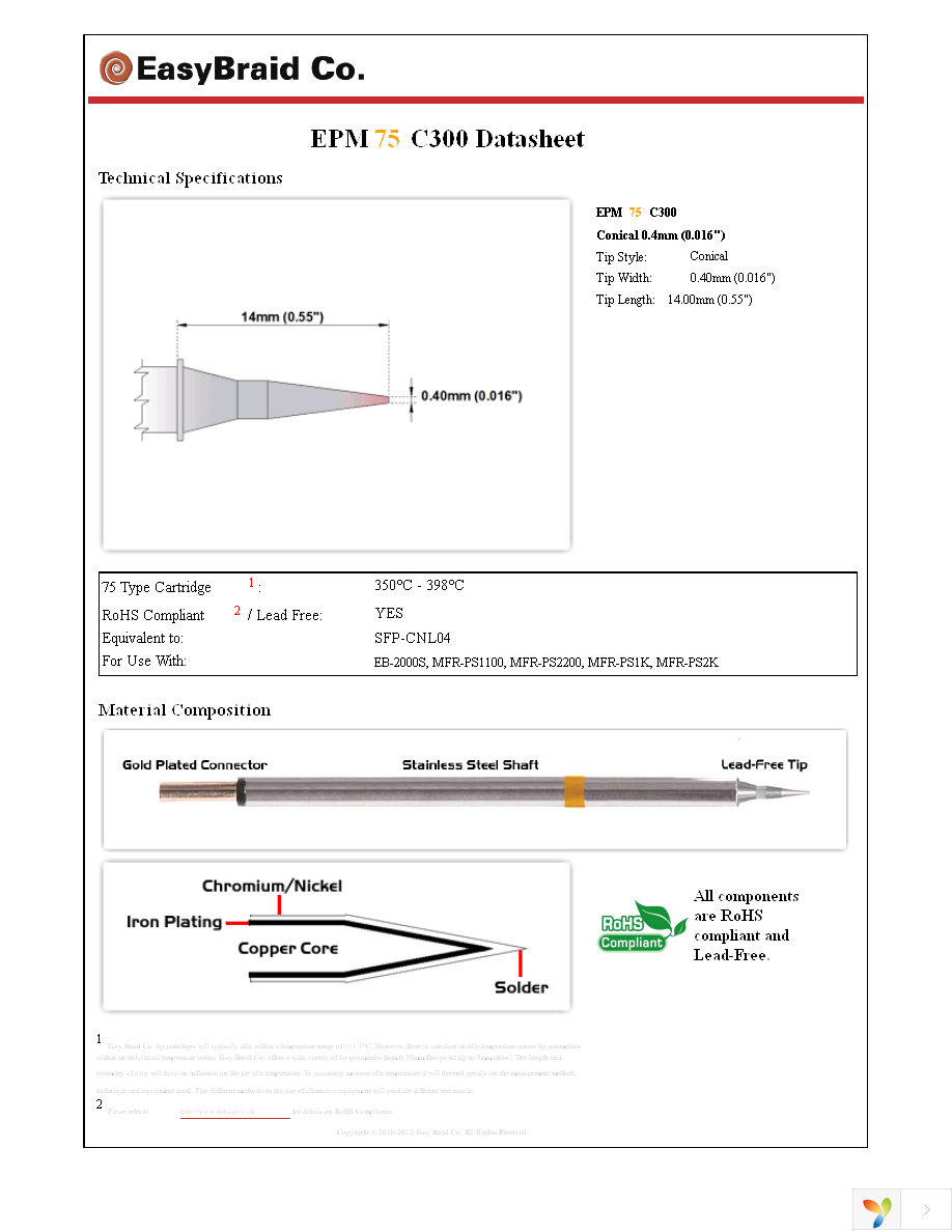 EPM75C300 Page 1