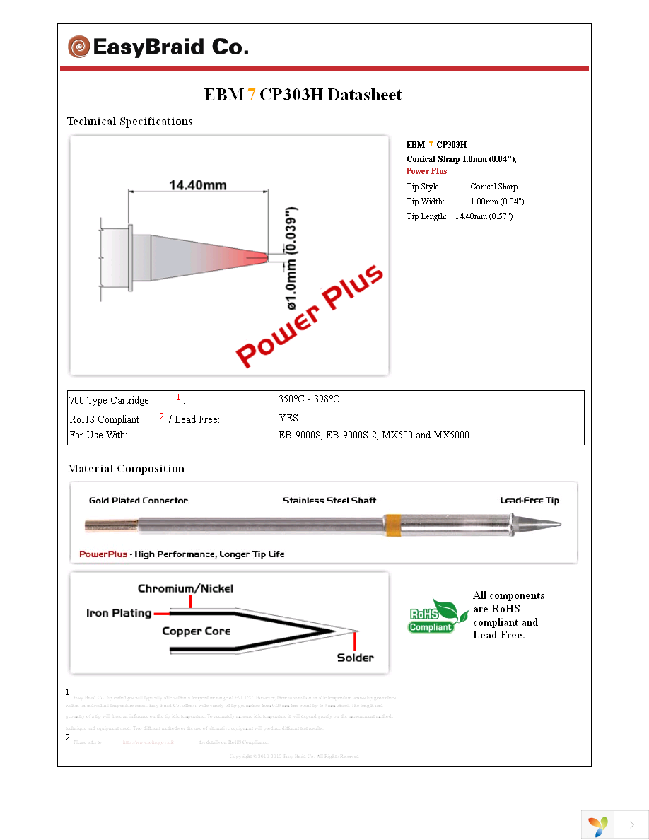 EBM7CP303H Page 1