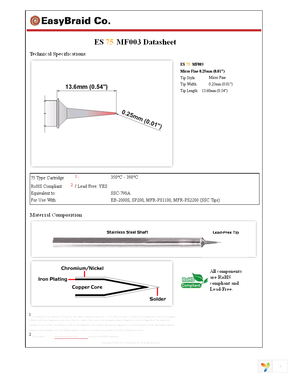 ES75MF003 Page 1