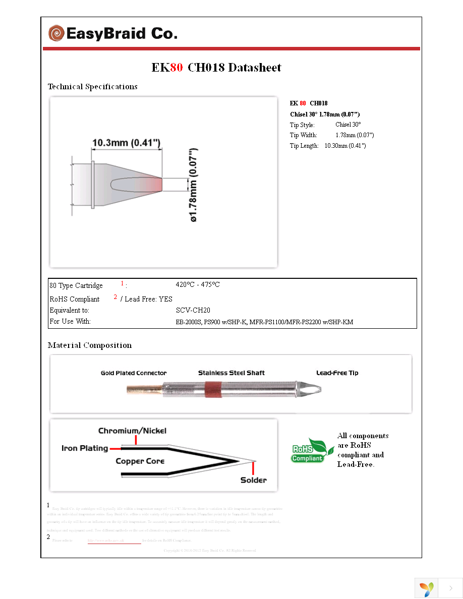 EK80CH018 Page 1