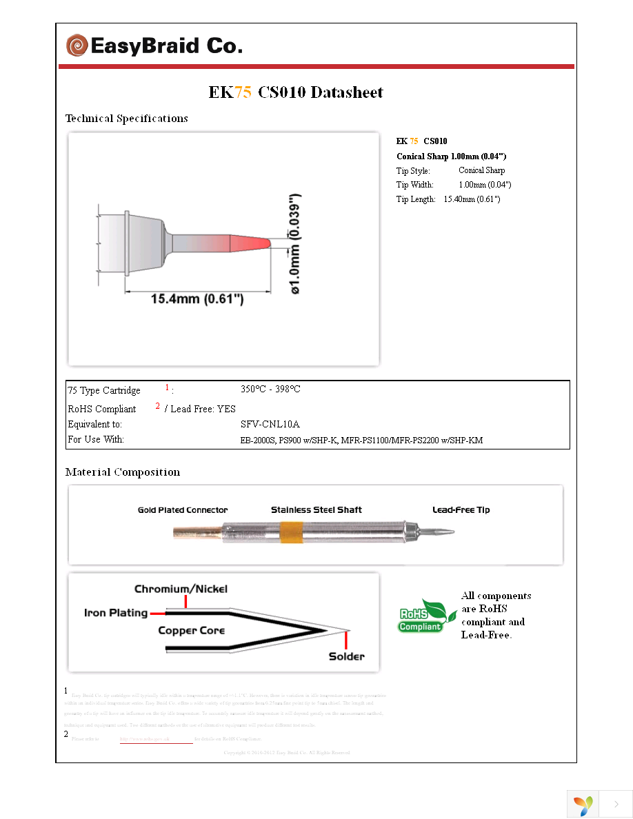 EK75CS010 Page 1