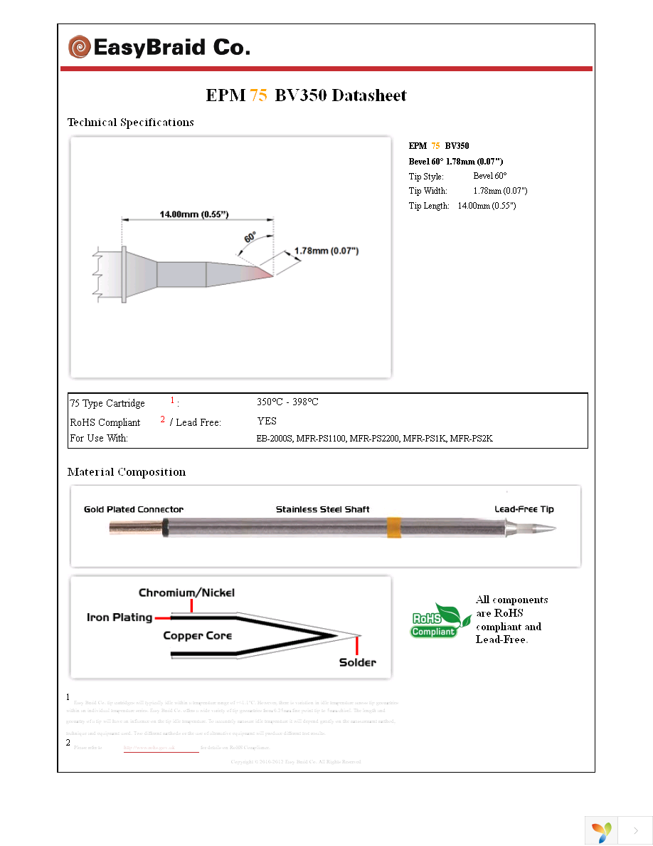 EPM75BV350 Page 1