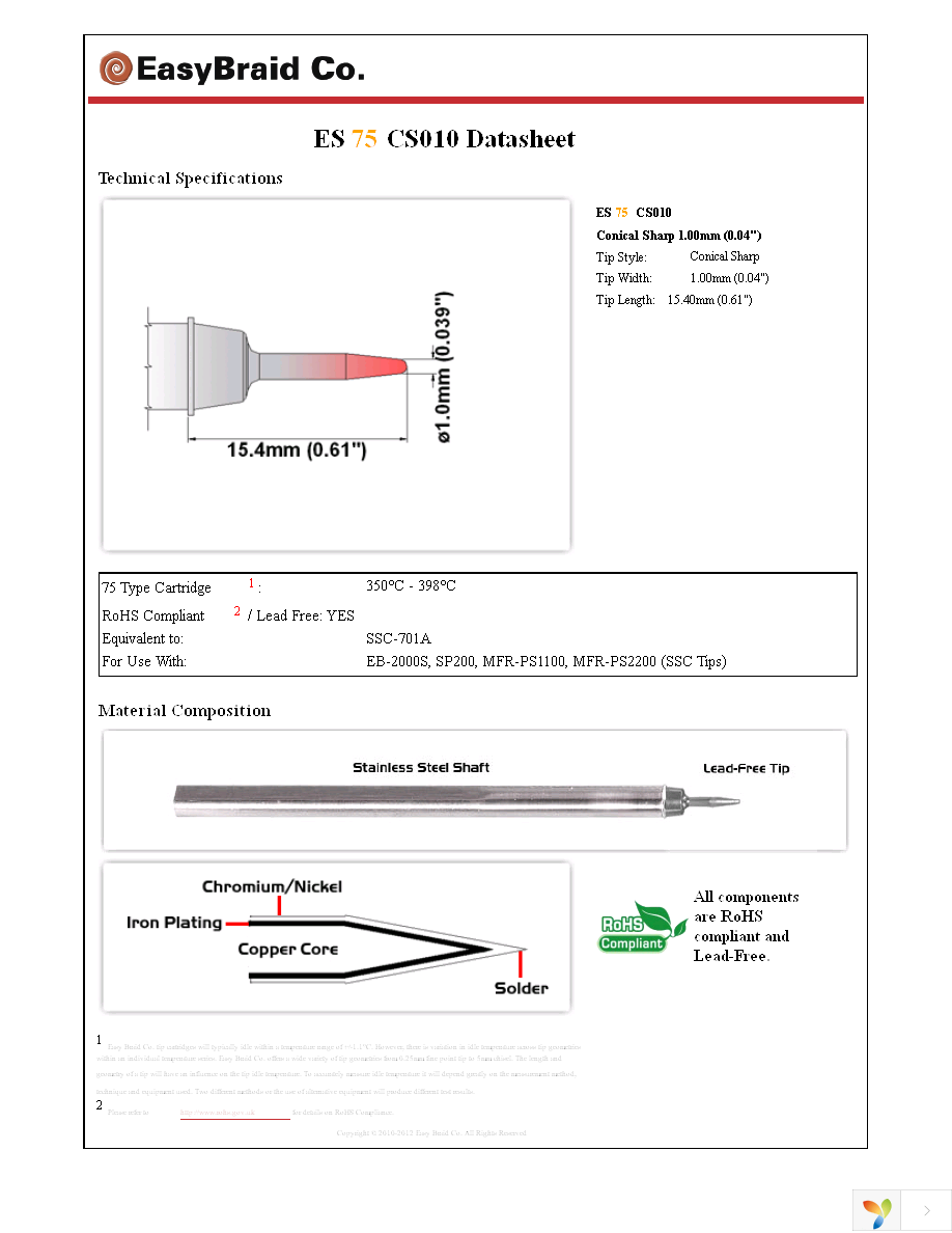 ES75CS010 Page 1