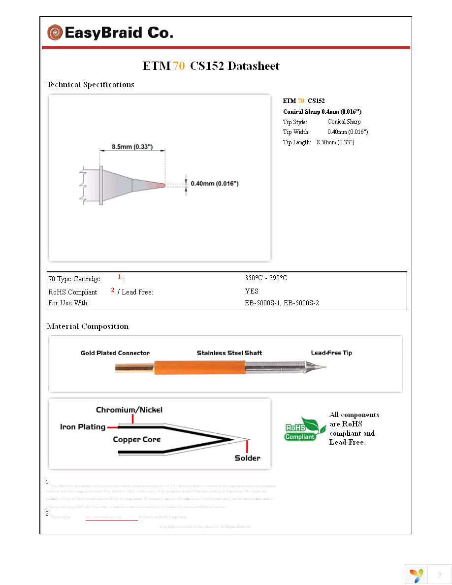 ETM70CS152 Page 1