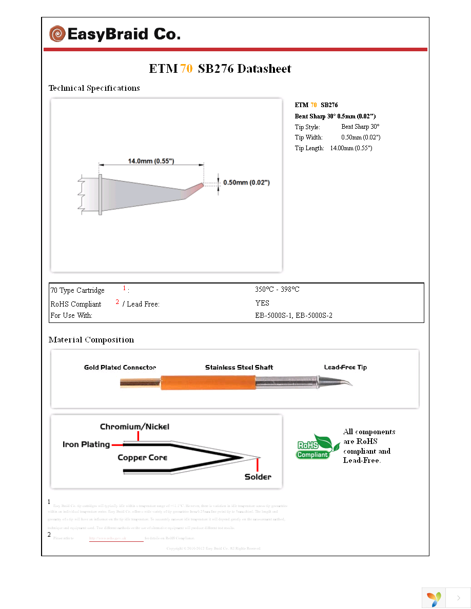 ETM70SB276 Page 1