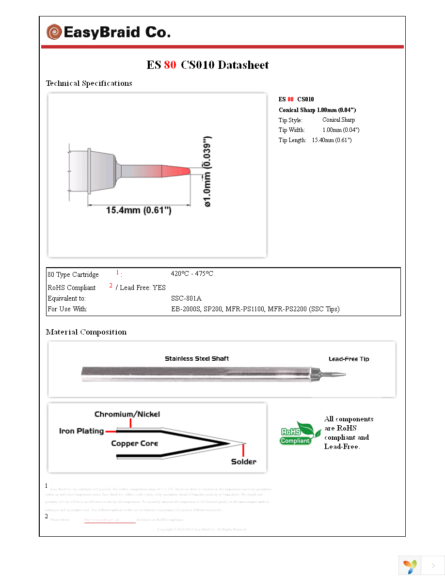 ES80CS010 Page 1