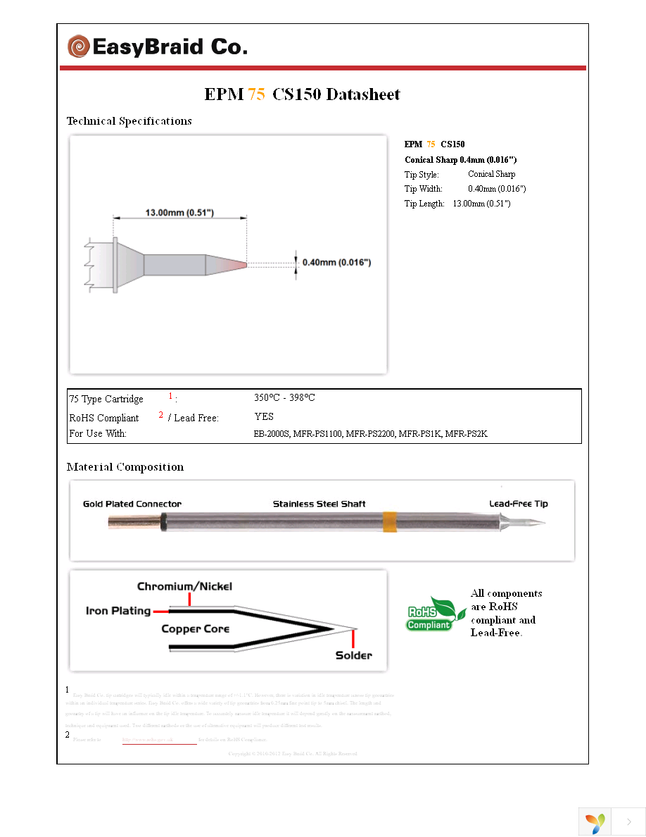 EPM75CS150 Page 1