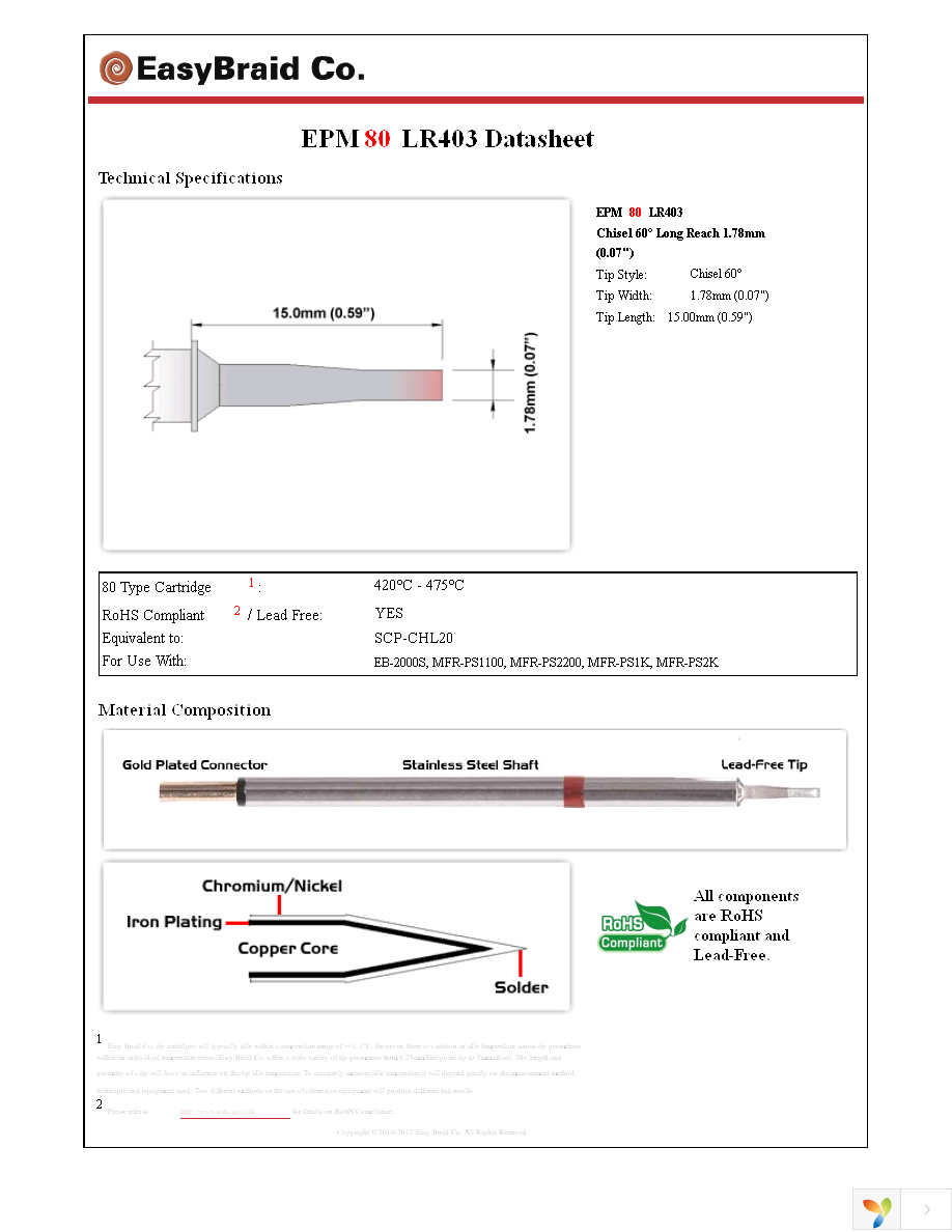 EPM80LR403 Page 1