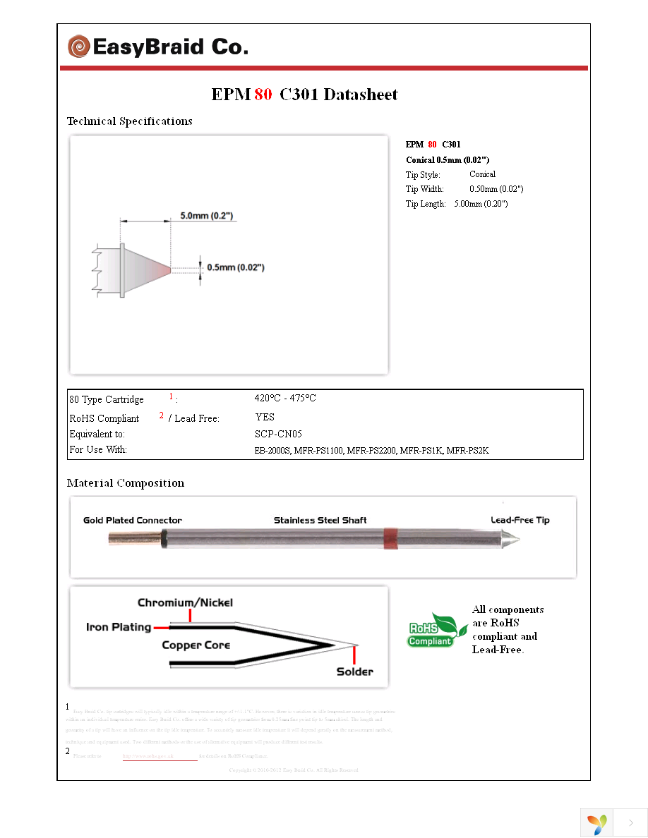 EPM80C301 Page 1