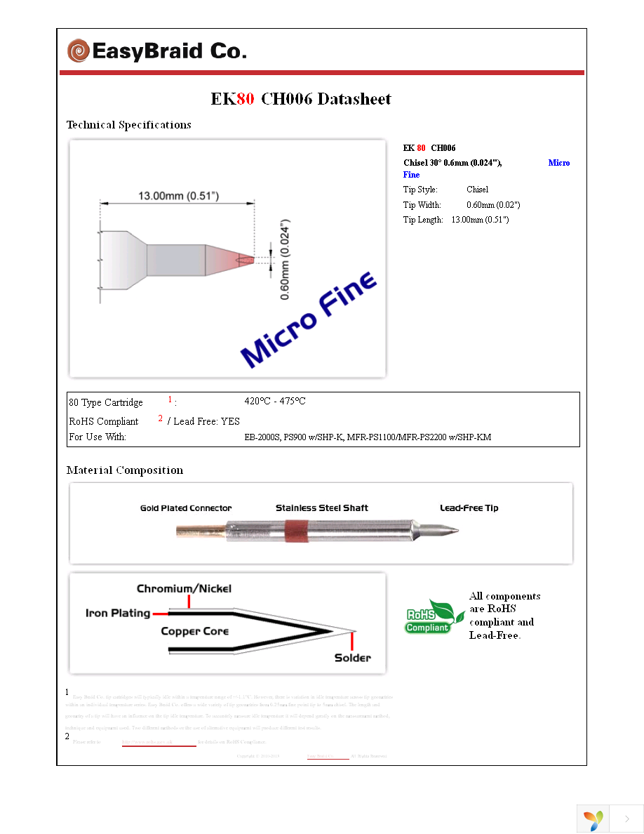 EK80CH006 Page 1