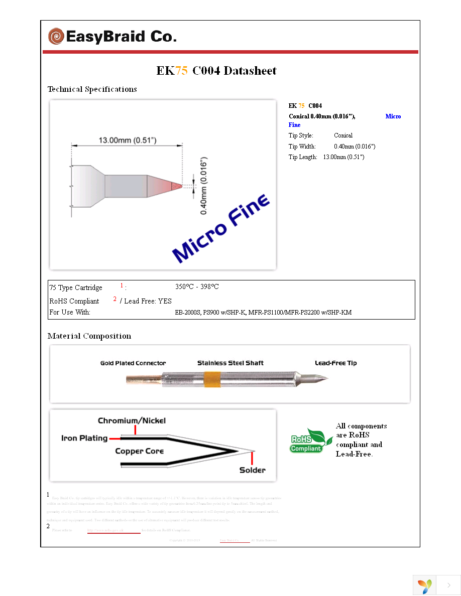 EK75C004 Page 1