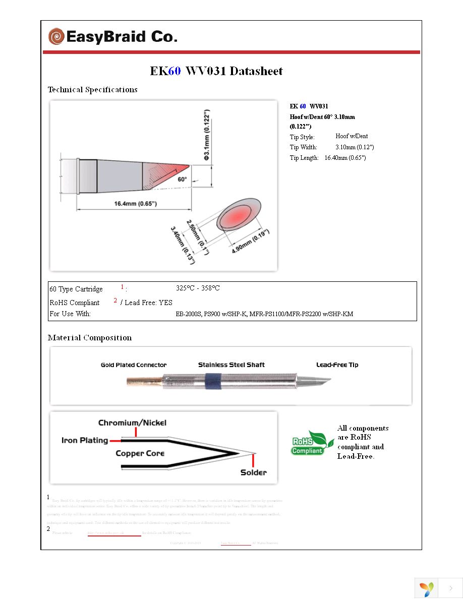 EK60WV031 Page 1