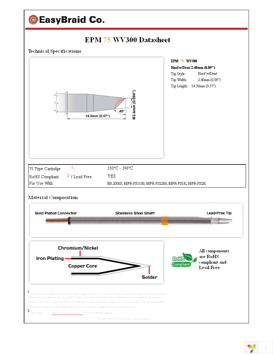 EPM75WV300 Page 1