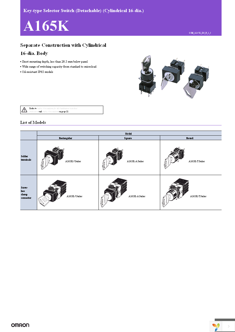 A165K-KEY Page 1