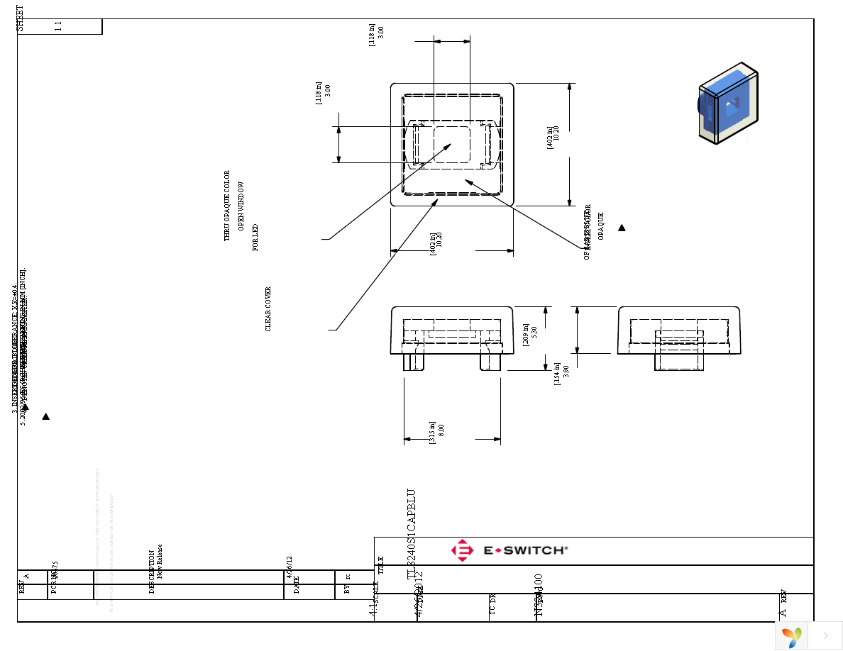 TL3240S1CAPBLU Page 1