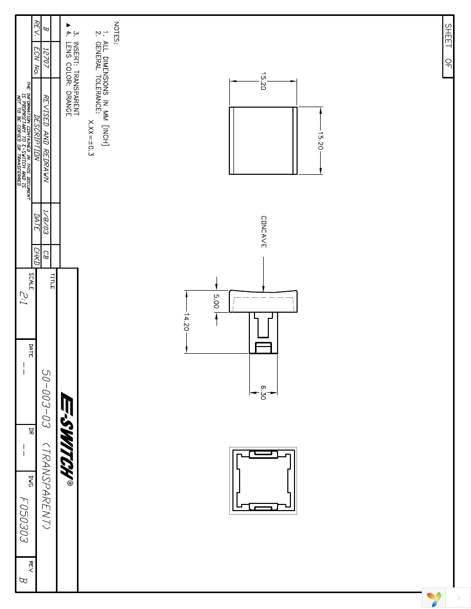 5000303TRANSPARENTLENS Page 1