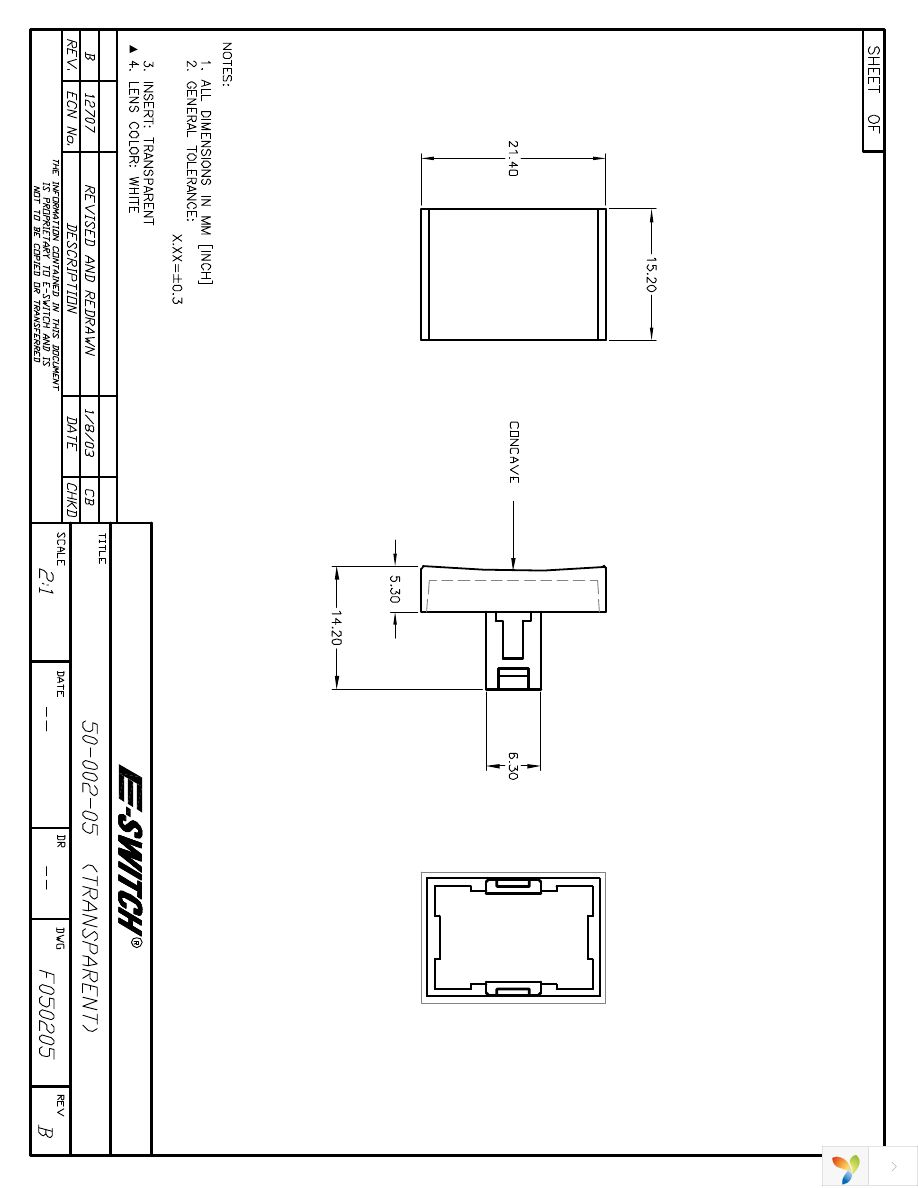 5000205TRANSPARENTLENS Page 1