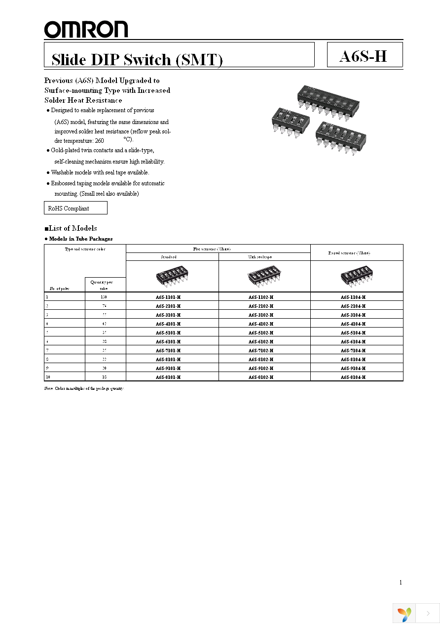 A6S6104PMH Page 1