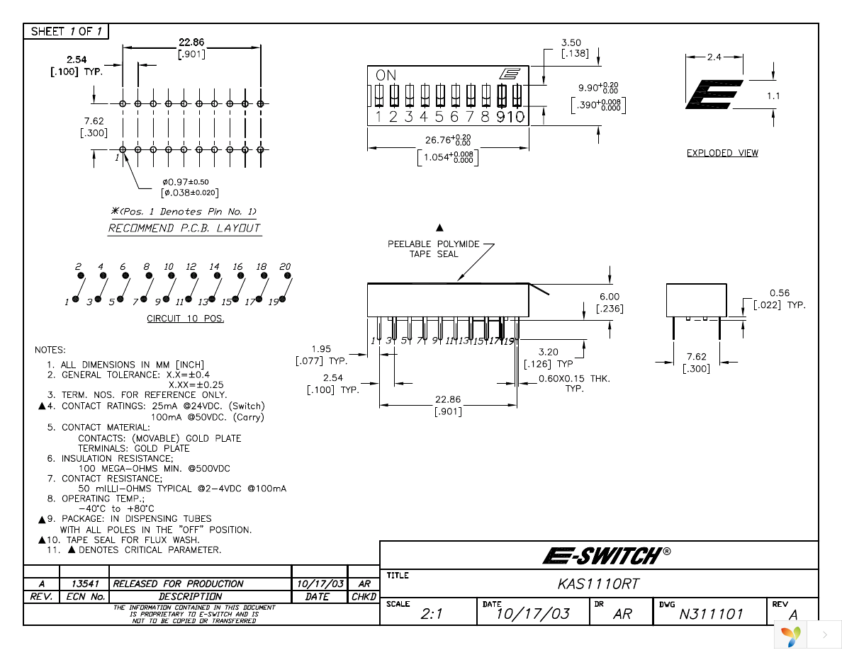 KAS1110RT Page 1