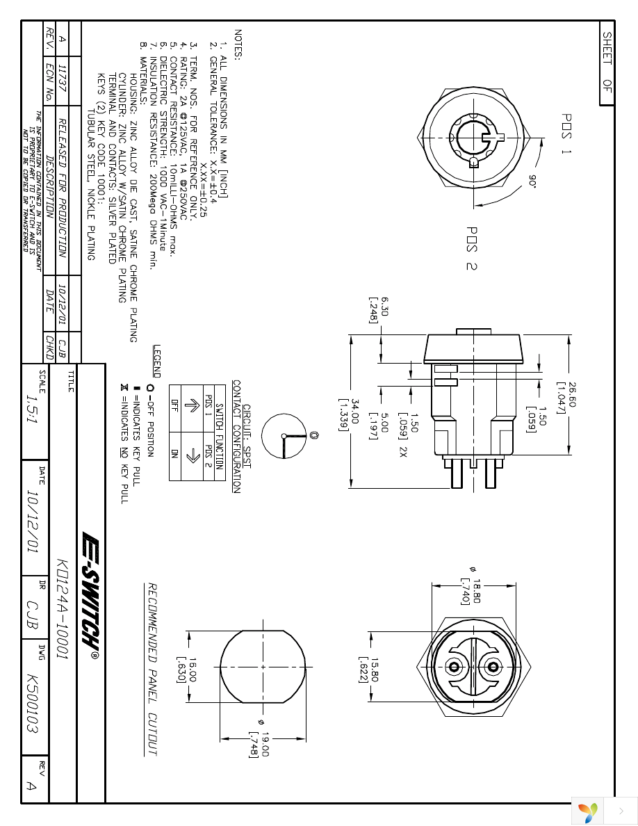 KO124A10001 Page 1