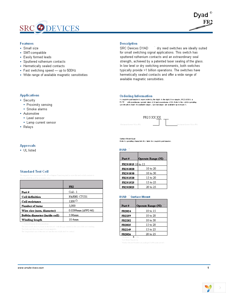 FR2249-SURFACEMOUNT Page 1