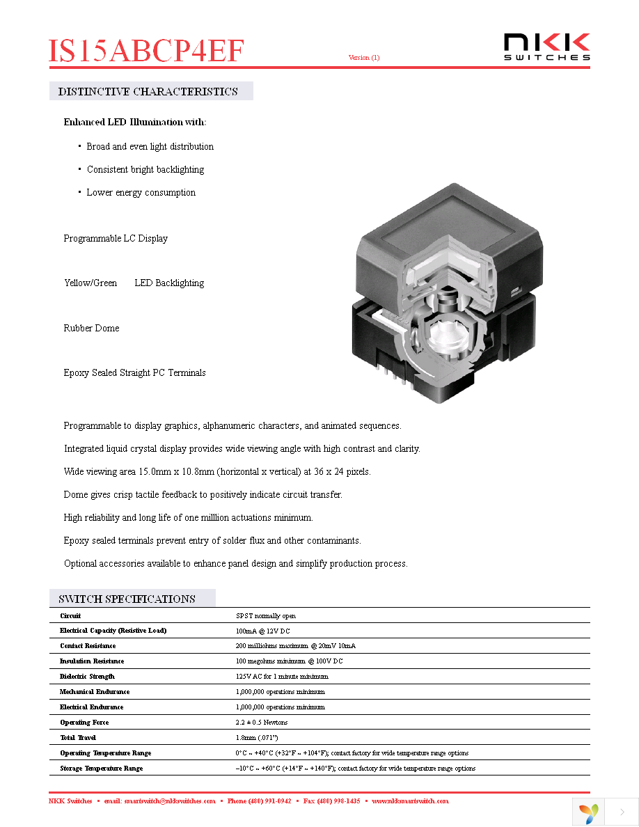 IS15ABCP4EF Page 1