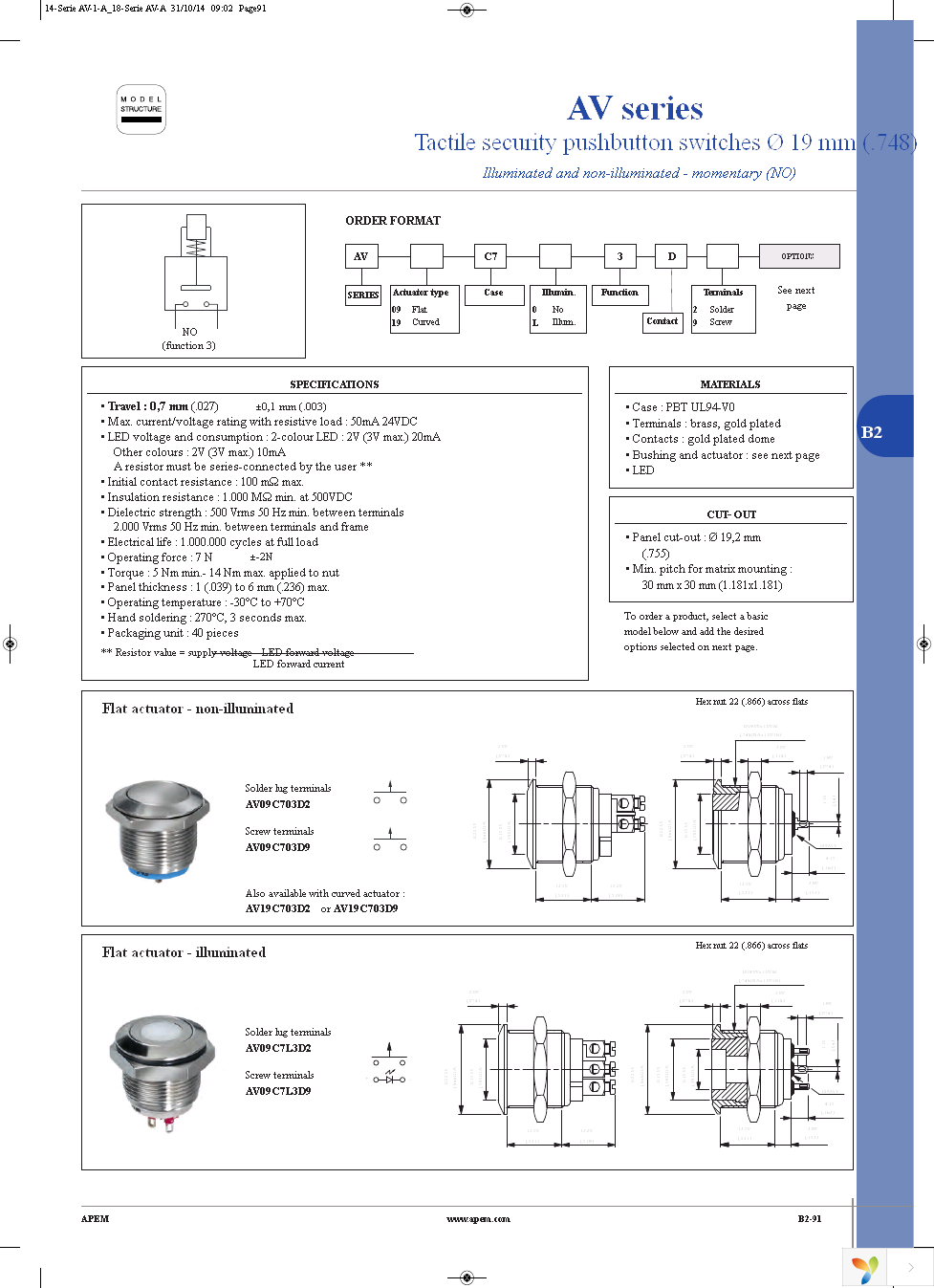 AV0630C900K Page 16